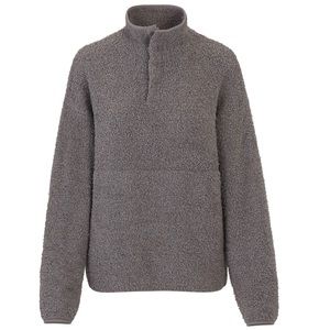 SKIMS Cozy Knit Pullover with buttons and pockets